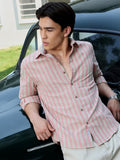 Men's Shirt Polyester Blended Plain Solid